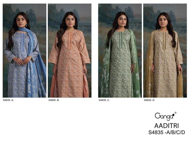 Ganga aaditri 4835 surat dress material wholesale market online